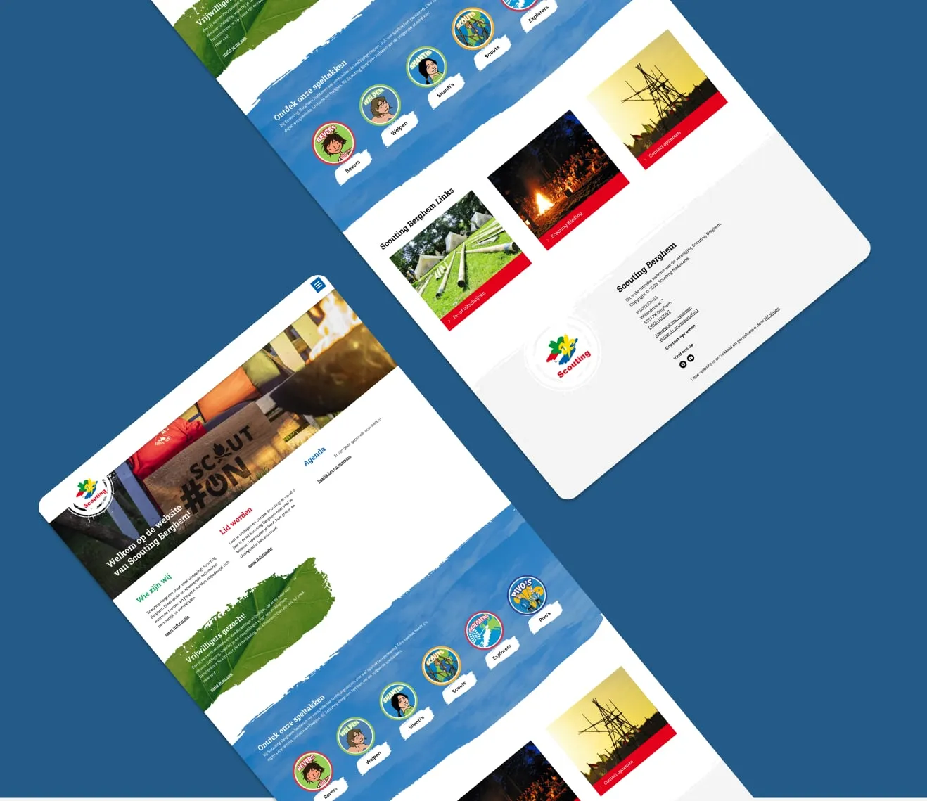 Scouting Berghem — Website en webshop voor Scouting Berghem